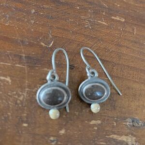 Jewelry BOGO -buy 1 get 1 50% off -Earrings Brown and pearl enameled earrings